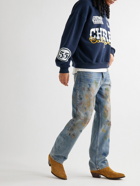 CHERRY LA - Logo-Print Cotton-Jersey Sweatshirt - Blue