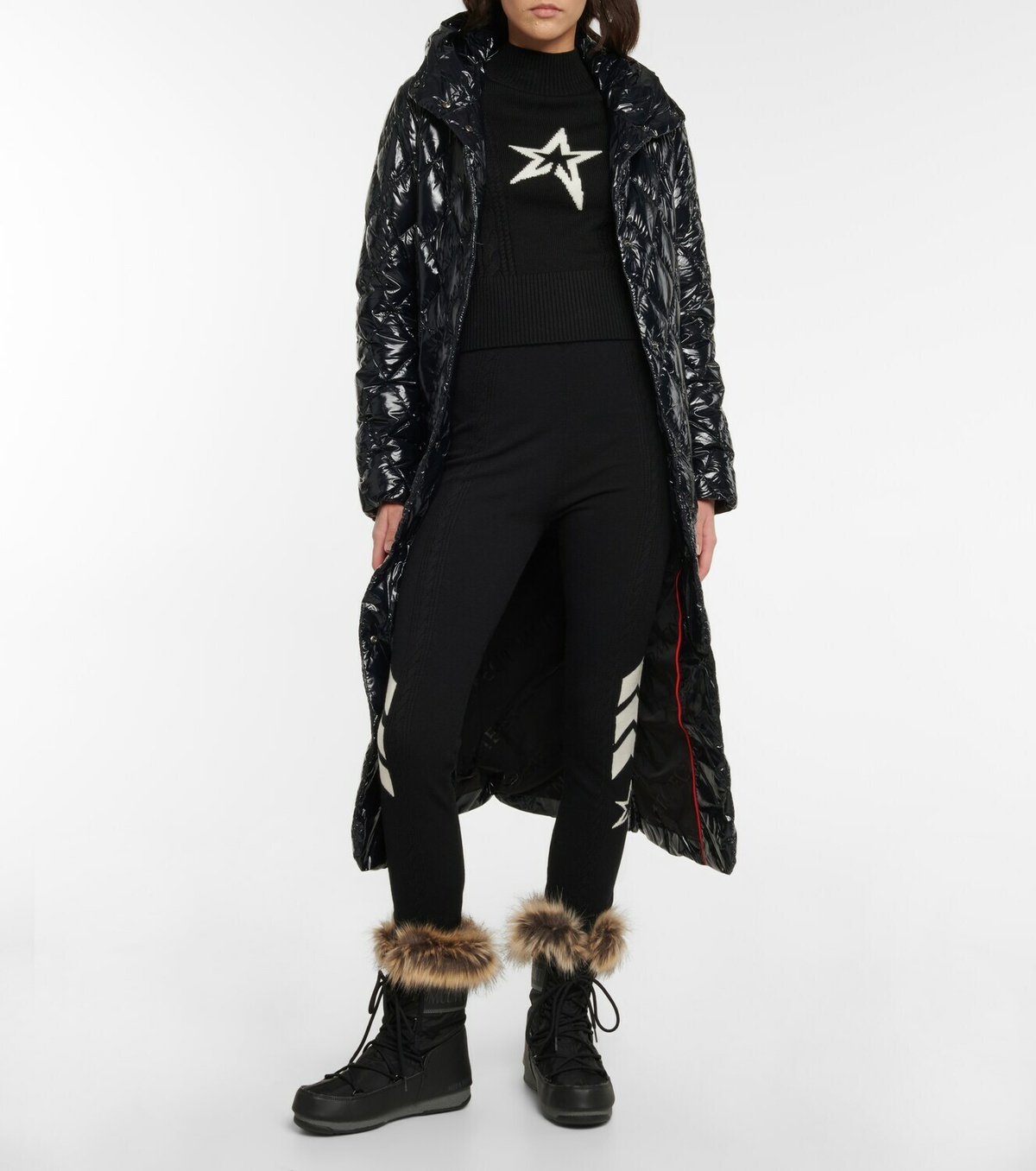 Perfect Moment Duvet quilted down ski coat