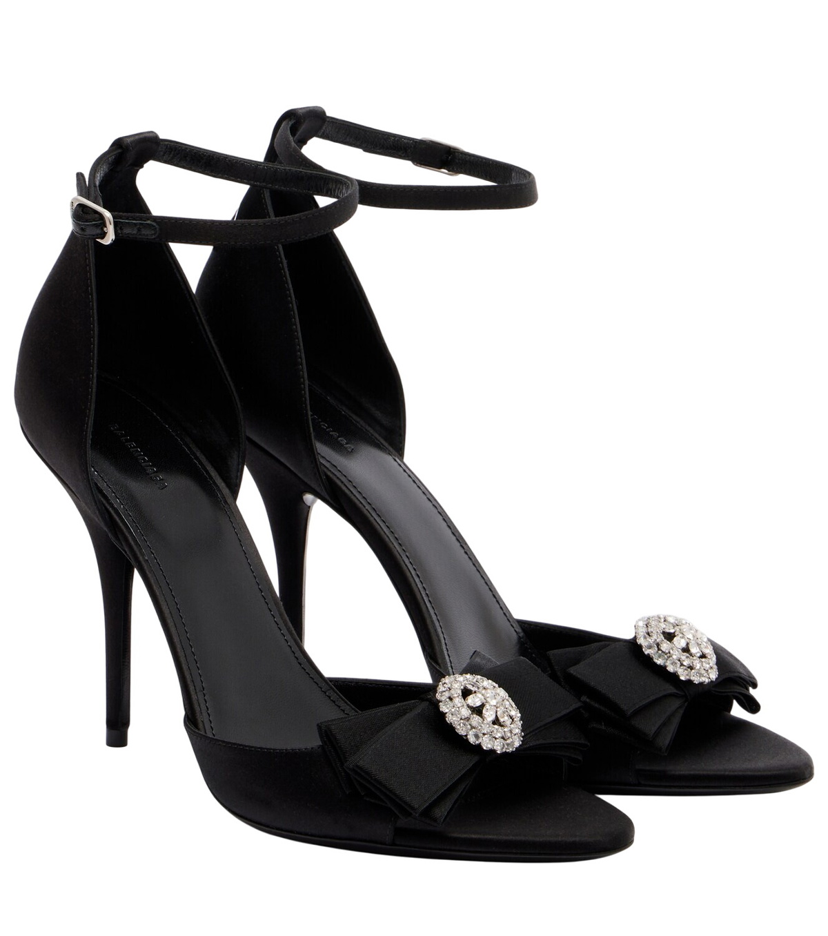 Balenciaga Black Spike Knife Mules Balenciaga