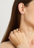 Tory Burch Forget Me Not 18kt Gold-plated Stud Earrings - One Size