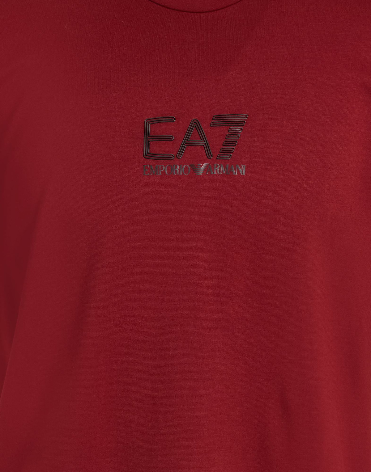Ea7 Mens T-shirt Burgundy