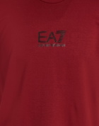 Ea7 Mens T-shirt Burgundy