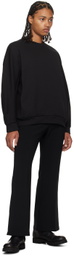 ATTACHMENT Black Paneled Sweatshirt