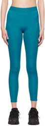 OTTI Blue Nylon Sport Leggings
