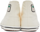 Palm Angels Off-White Vulcanized High-Top Sneakers