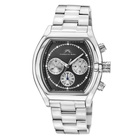 Porsamo Bleu Roman Chronograph Quartz Black Dial Mens Watch 1291CROS