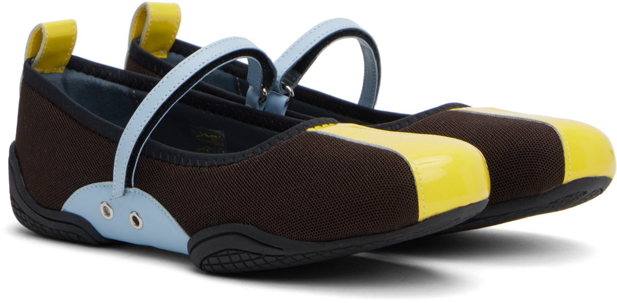 Nicole Saldaña Brown Sophie Ballerina Flats
