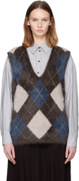LISA YANG Brown Amelly Sweater Vest