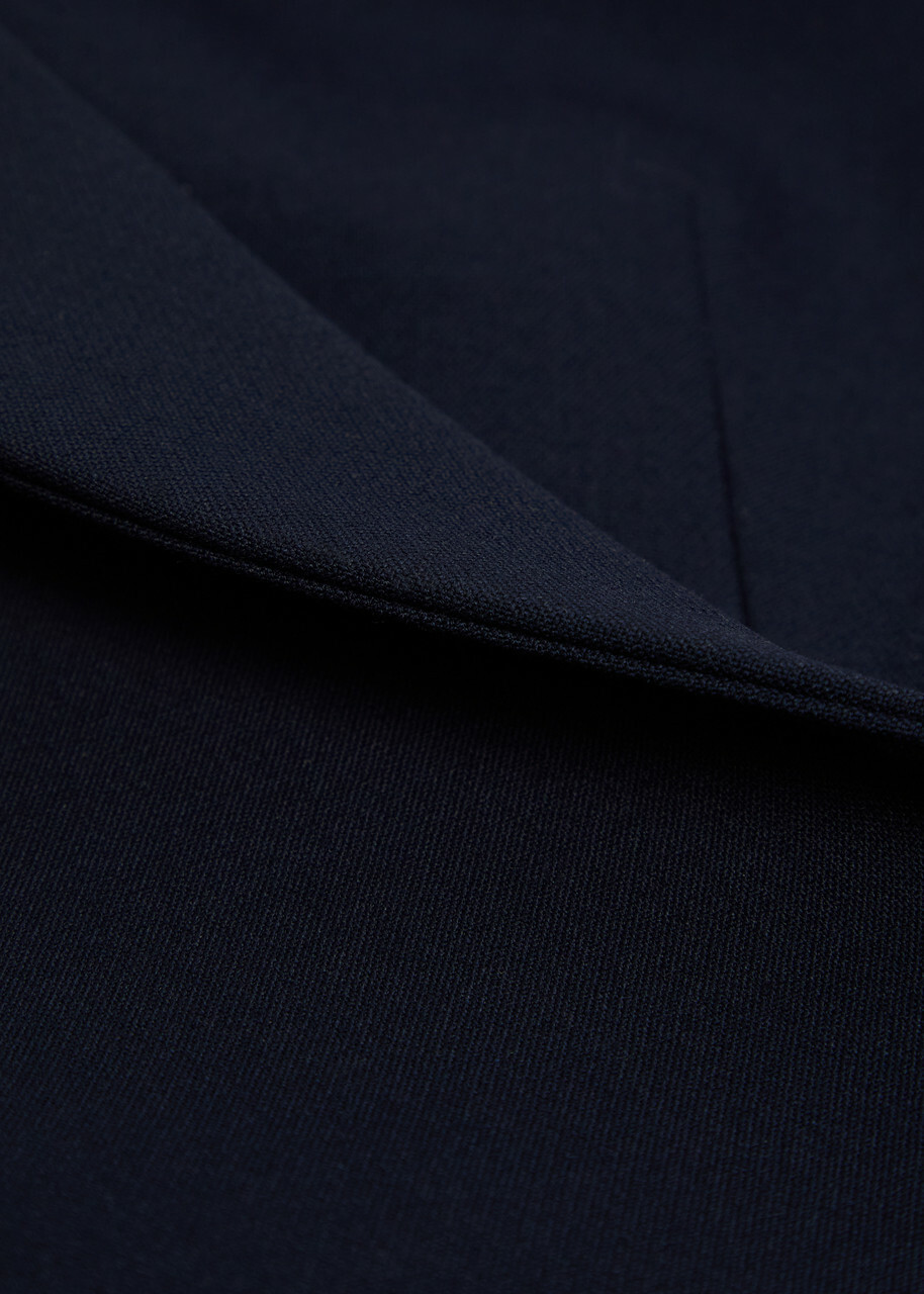 Veronica Beard Ciel Crepe Vest Navy
