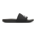 adidas Originals Black and White Adilette Comfort Slides