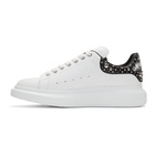 Alexander McQueen White Studded Logo Oversized Sneakers