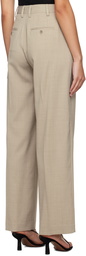 Filippa K Beige Darcey Trousers