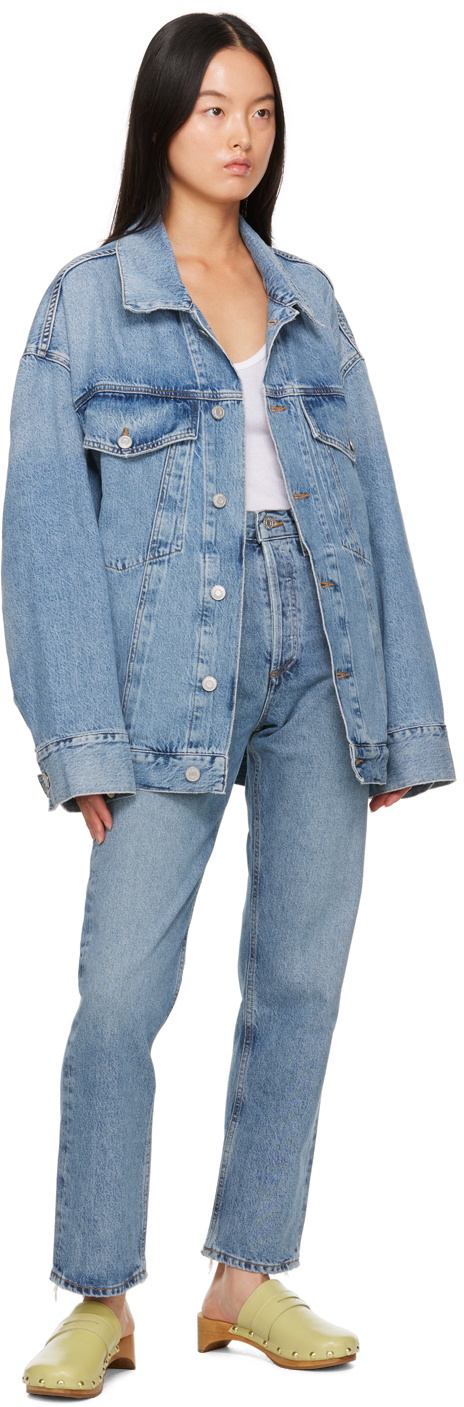 AGOLDE Blue Wayne Denim Jacket AGOLDE