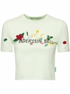 ANDERSSON BELL - Dasha Flower Garden Logo Cotton T-shirt