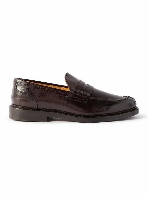 Photo: Brunello Cucinelli - Leather Loafers - Brown