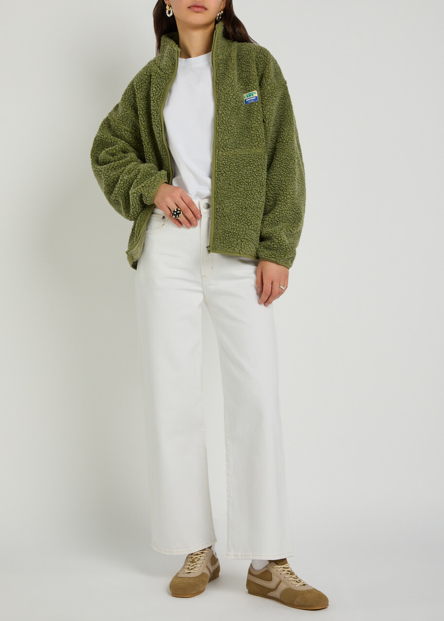 Agolde Harper Crop Straight-leg Jeans White
