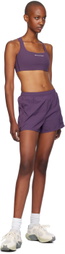 District Vision Purple Lightweight Zippered Hiking Sport Shorts