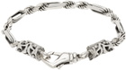 Emanuele Bicocchi Silver Figaro Rope Chain Bracelet