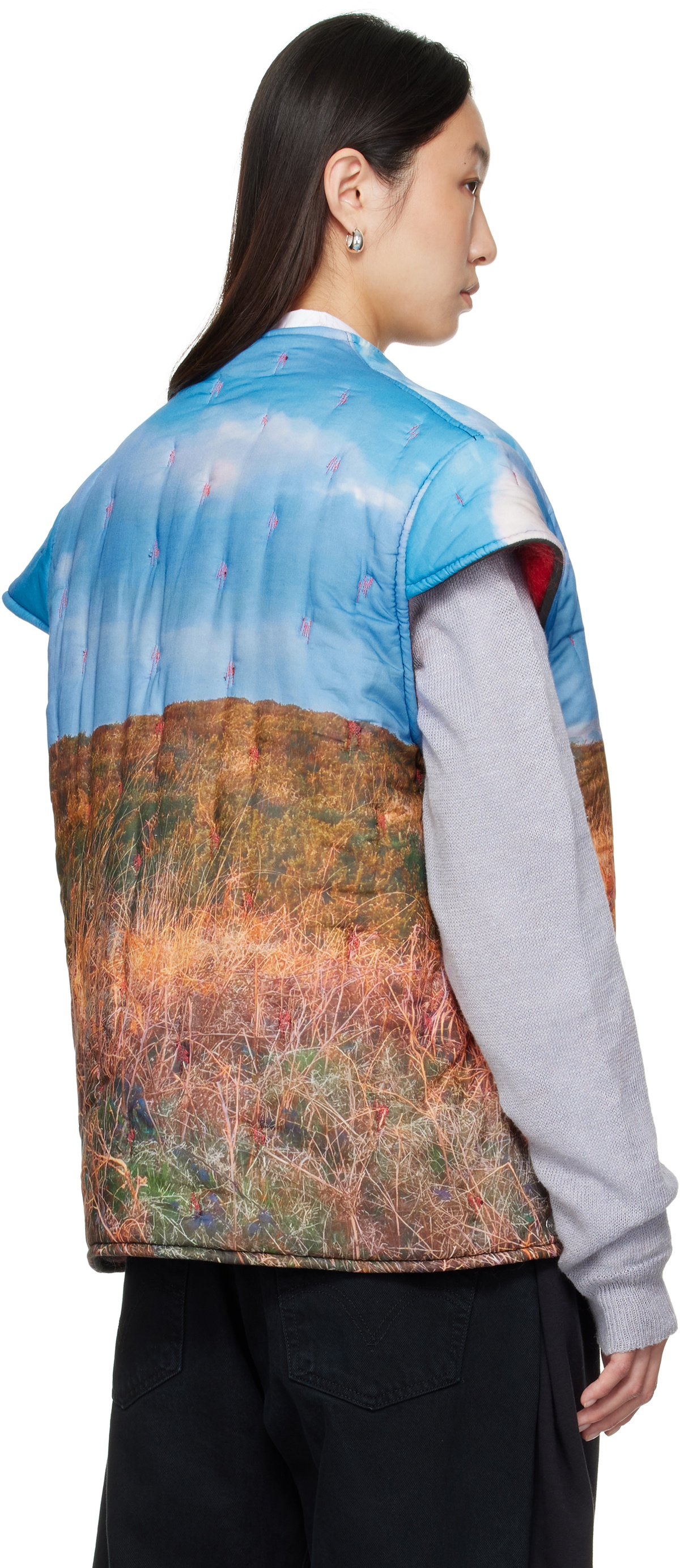 BLESS n°69 SS2021 Liningvest Bless Blue Lining Vest Bless