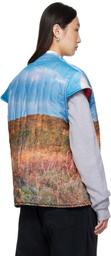 Bless Blue Lining Vest