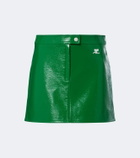 Courrèges Reedition vinyl miniskirt