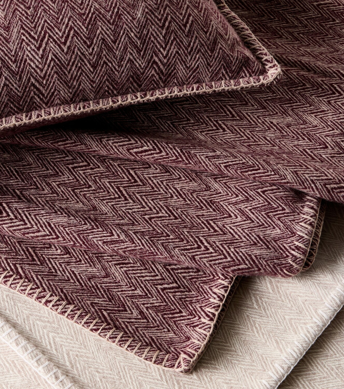 Missoni Camelia Chevron wool and cashmere throw
