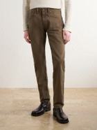 RRL - Slim-Fit Distressed Jeans - Brown