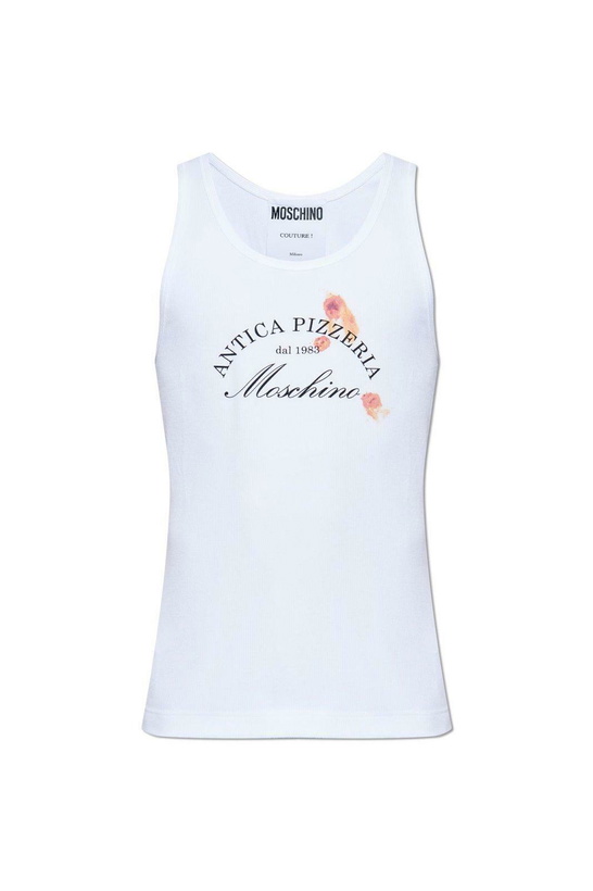 Photo: Moschino Antica Pizzeria Knit Tank Top