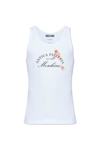Moschino Antica Pizzeria Knit Tank Top