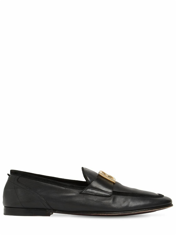 Photo: DOLCE & GABBANA - Dg Leather Loafers