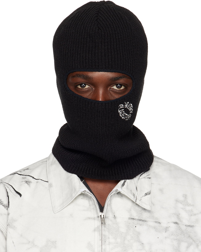 Photo: F-LAGSTUF-F Black Embroidered Balaclava