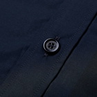 Burberry Men's Short Sleeve Somerton Large Check Shirt in Navy Check