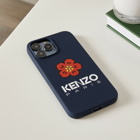 Kenzo Men's Logo iPhone 13 Max Case in Midnight Blue