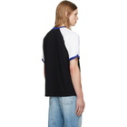 Versace Black & White Printed Cotton Jersey Regular T-shirt