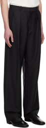 The Row Navy Marc Trousers