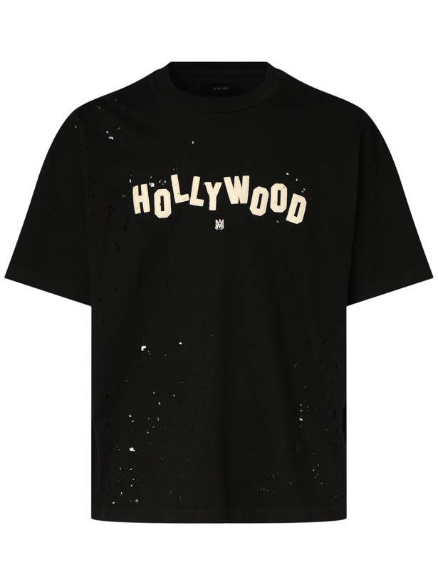 Photo: AMIRI Hollywood Shotgun Oversize T-shirt