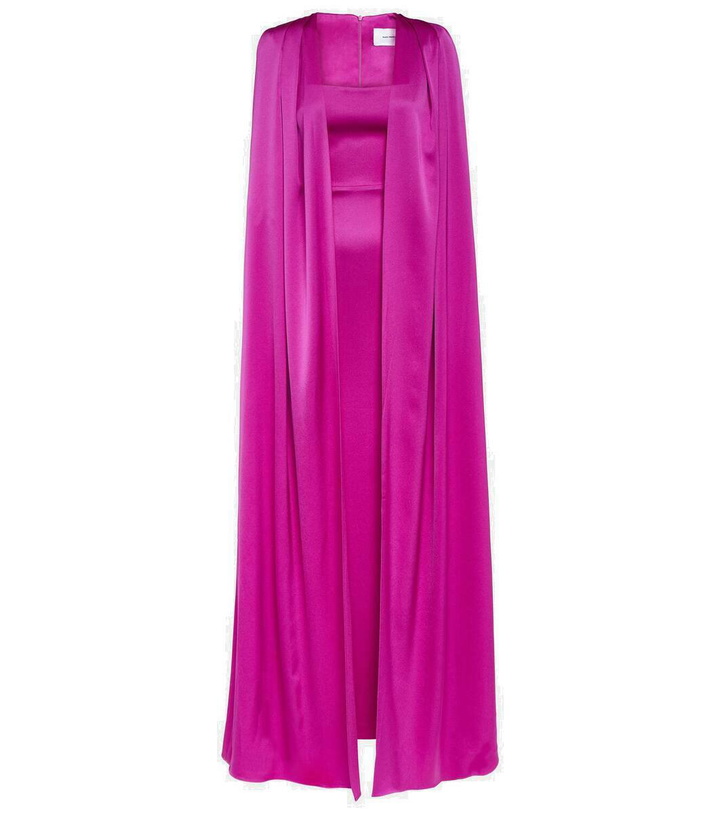Photo: Alex Perry Caped satin gown