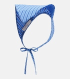 Faithfull Lucia checked cotton scarf
