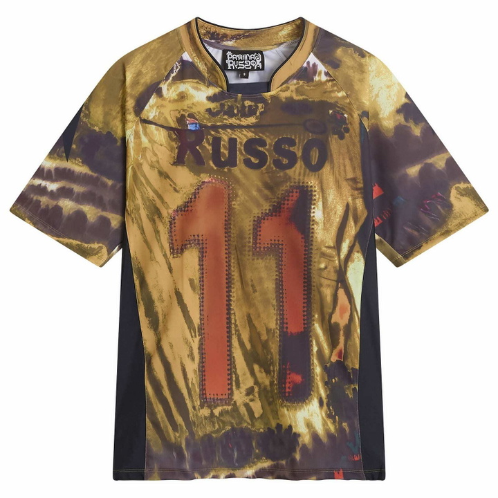 Photo: Paolina Russo Women's Sport Loose Fit Short Sleeve Top in Mustard