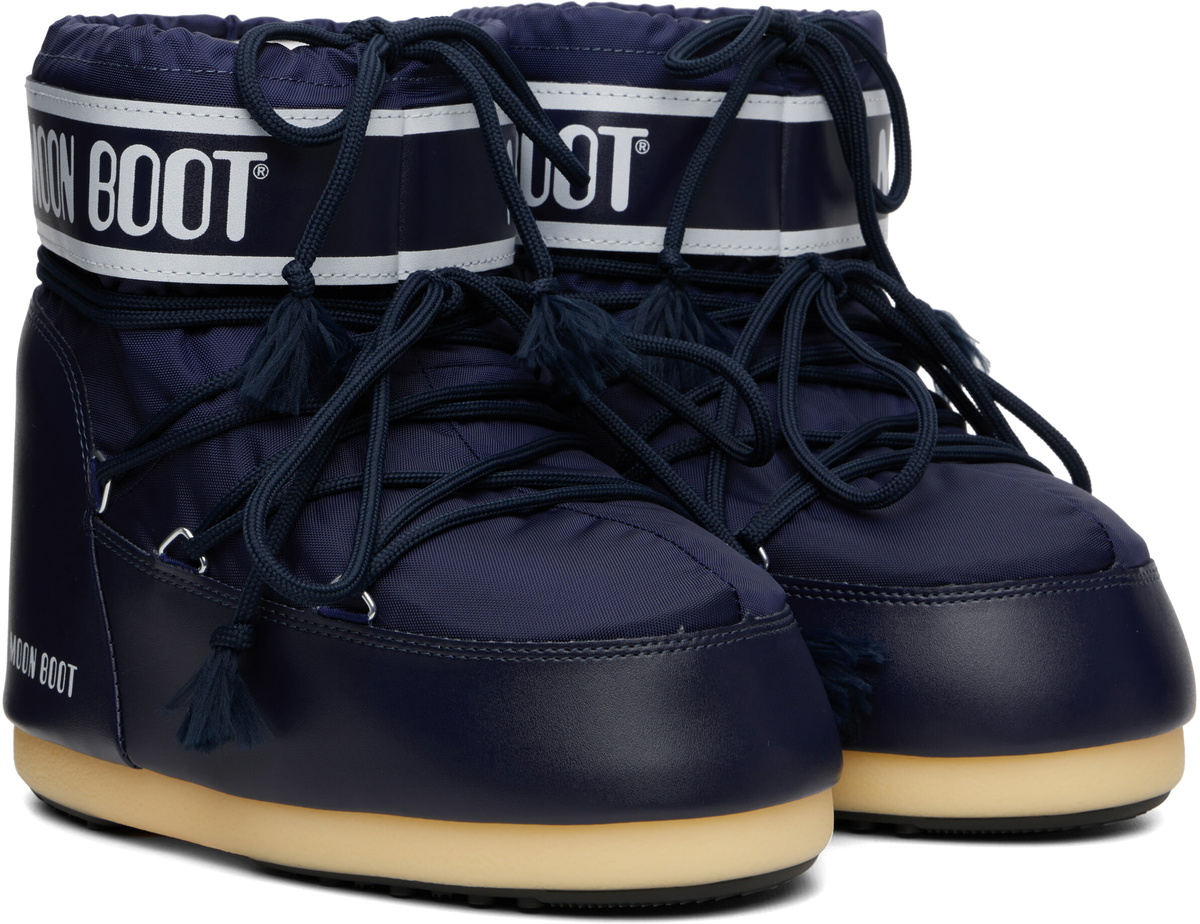 Moon Boot Navy Icon Low Nylon Boots