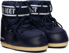 Moon Boot Navy Icon Low Nylon Boots