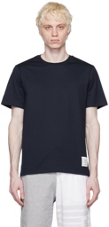 Thom Browne Navy Side Slit T-Shirt