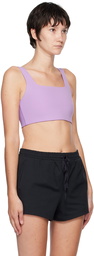 Girlfriend Collective Purple Tommy Sports Bra