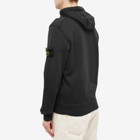 Stone Island Men's Garment Dyed Popover Hoody in Charcoal