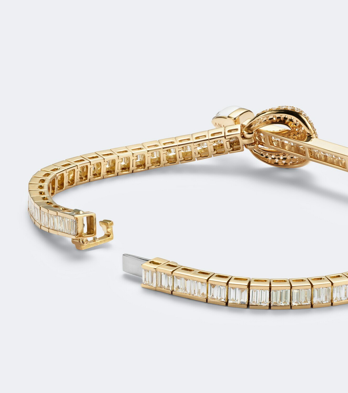 Ananya Chakra 18kt gold bracelet with diamonds