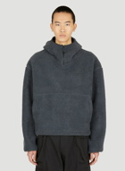 Fleece Hooded Sweatshirt in Grey