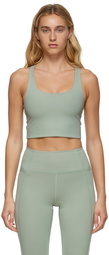 Girlfriend Collective Green Paloma Sport Bra