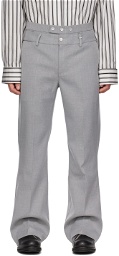 C2H4 Gray Corbusian Tailored Trousers