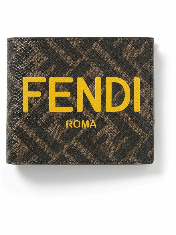 Photo: Fendi - Logo-Print Leather Billfold Wallet