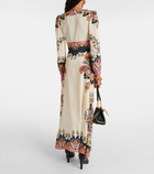 Etro Printed midi dress